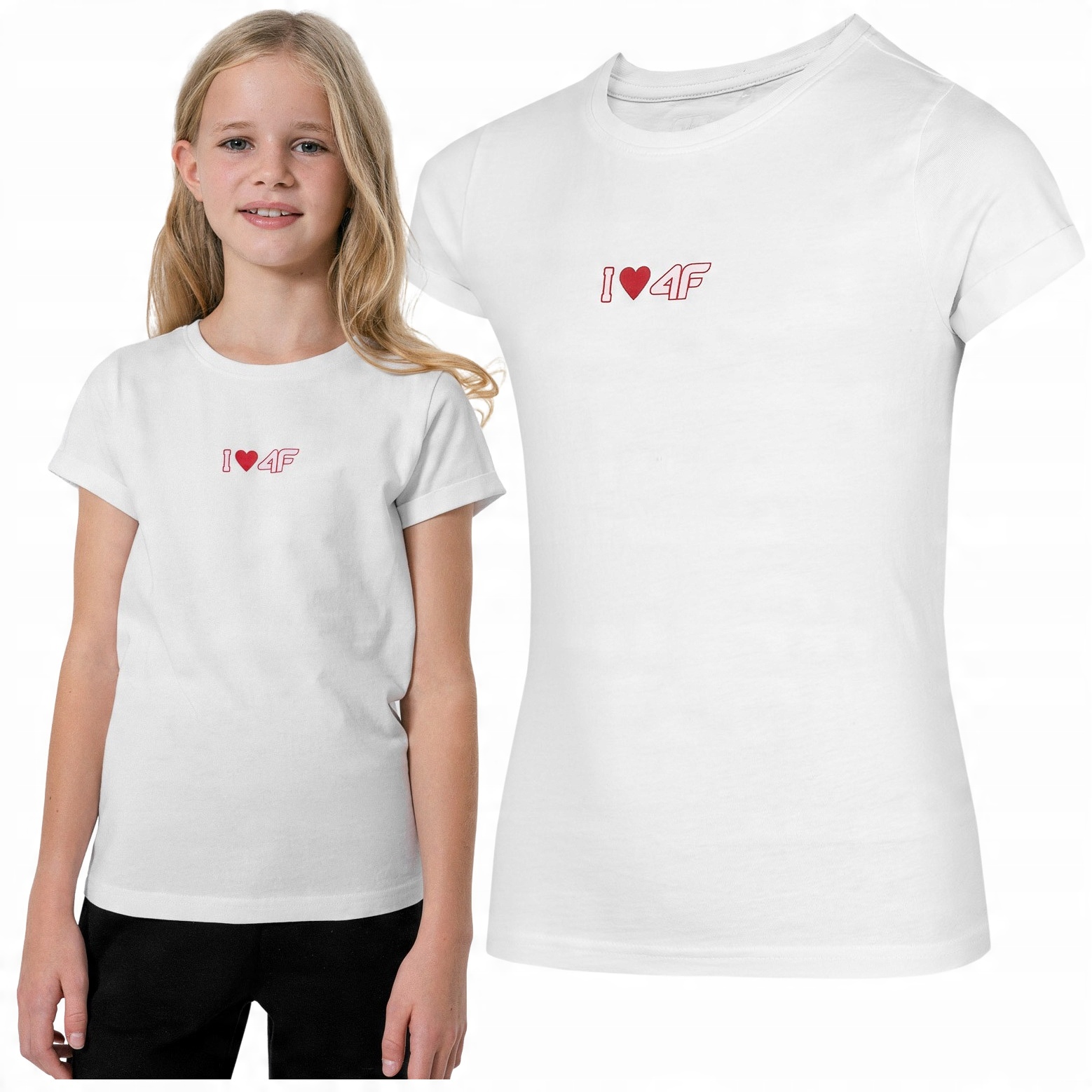 

Koszulka dziecięca T-shirt 4F junior JTSD005 158