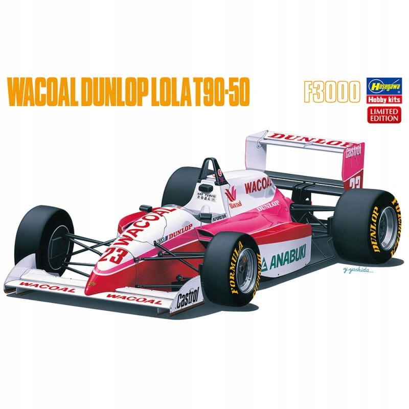 Hasegawa 20609 Wacoal Dunlop LOLAT90-50 F3000 sada pro auto 1/24 Nové