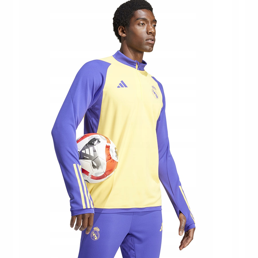 L Bluza adidas Real Madryt Training Top IQ0543 L żółty Rozmiar M