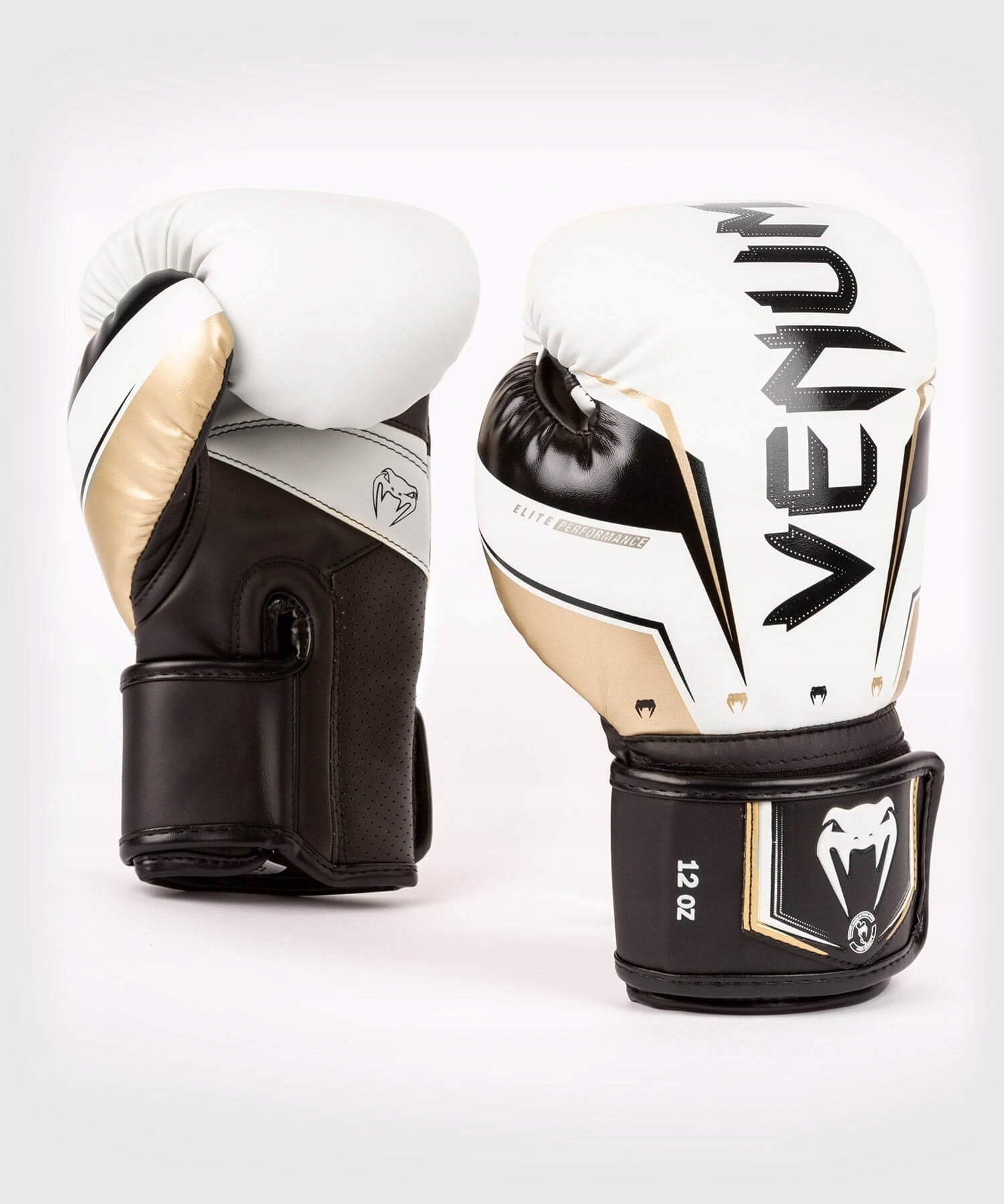 Boxerské Rukavice Venum Elite Evo Venum 8OZ Bílá Zlatá