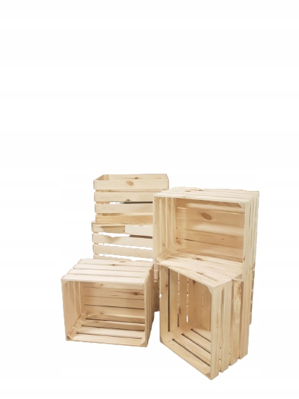 

Skrzynka drewniana 50x40x30 naturalna Producent
