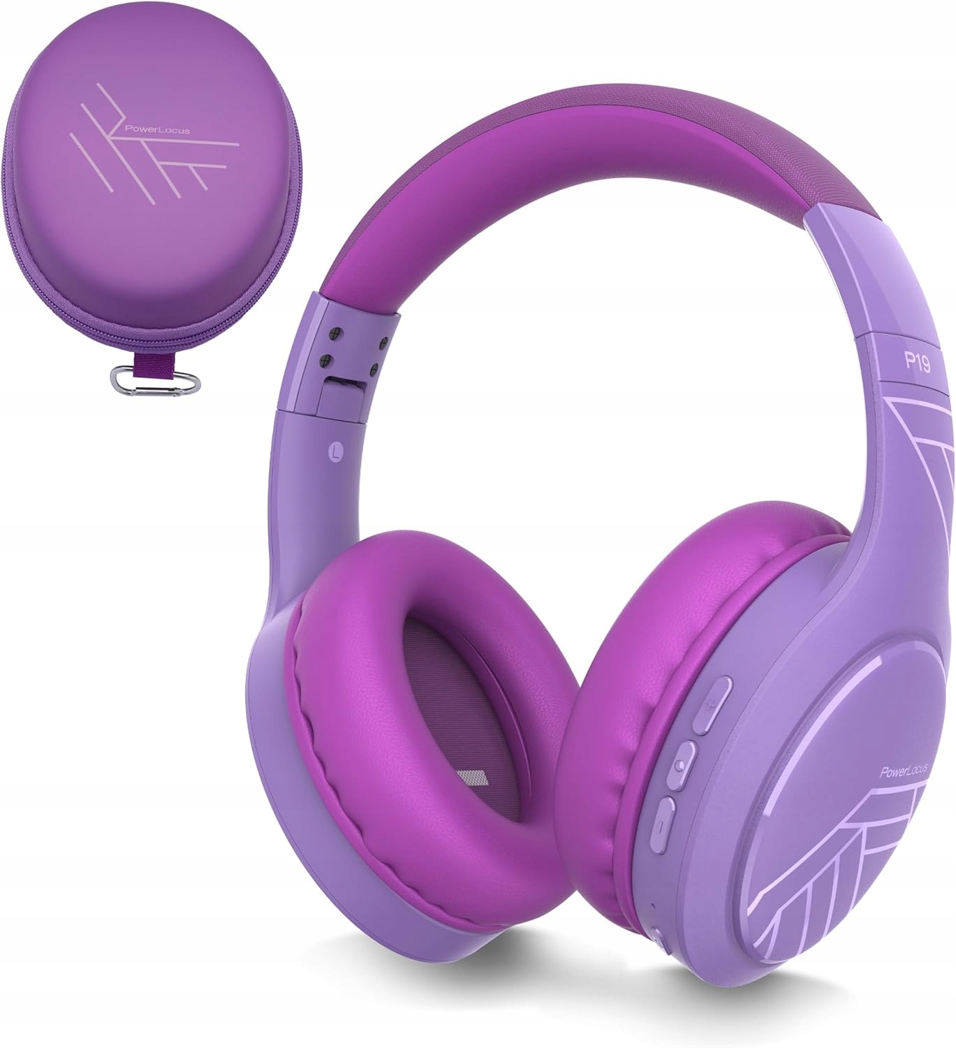 PowerLocus Słuchawki Bluetooth P19 4 tryby Eq 60 godzin składane z etui