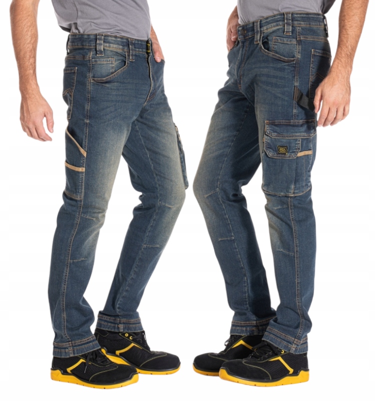 Spodnie Robocze Jeansy Męskie Rica Lewis Jobdy 46