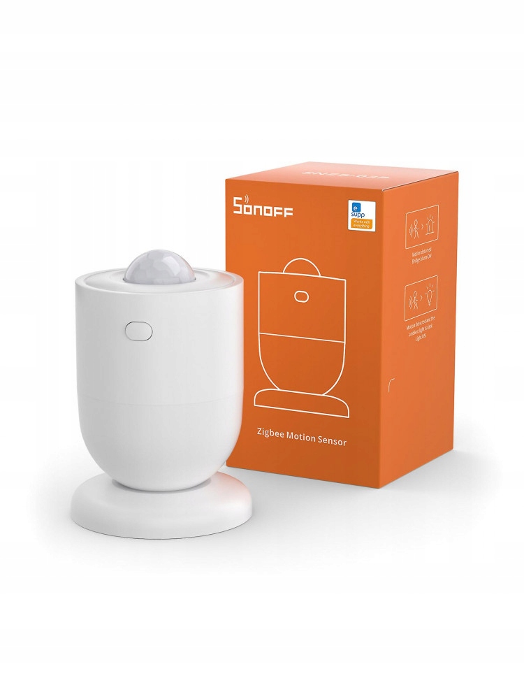 Czujnik Ruchu Sensor PIR ZigBee Sonoff SNZB-03 + Bateria 110 Stopni