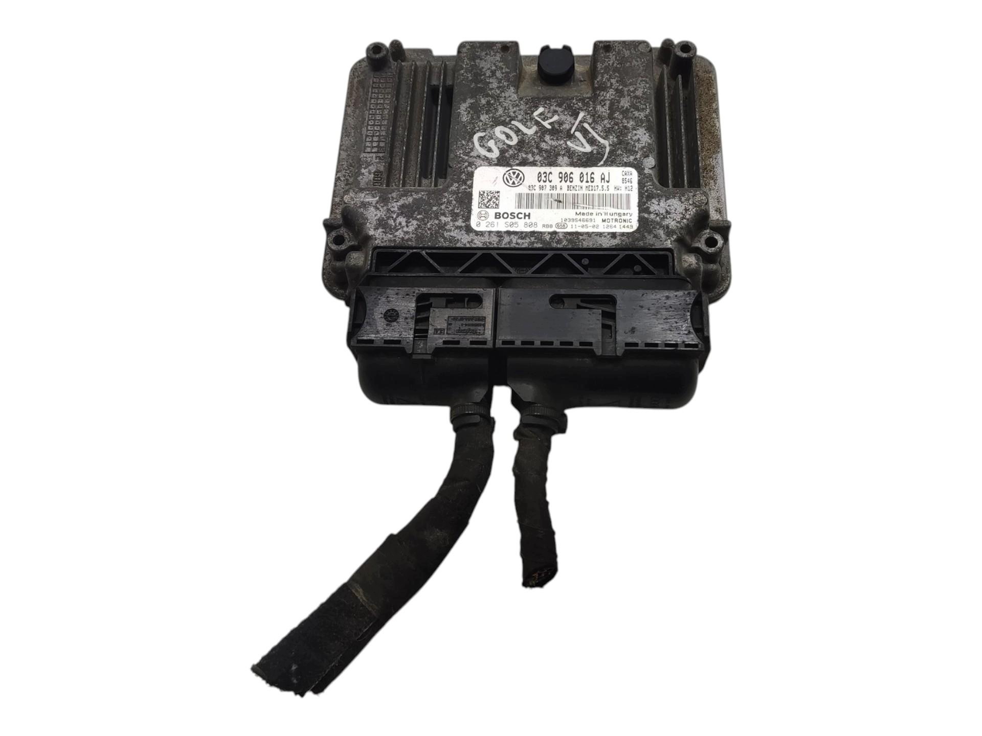 unité de commande électronique uce ordinateur moteur VOLKSWAGEN GOLF VI 1.4 TSI 2008-2012 03C906016AJ