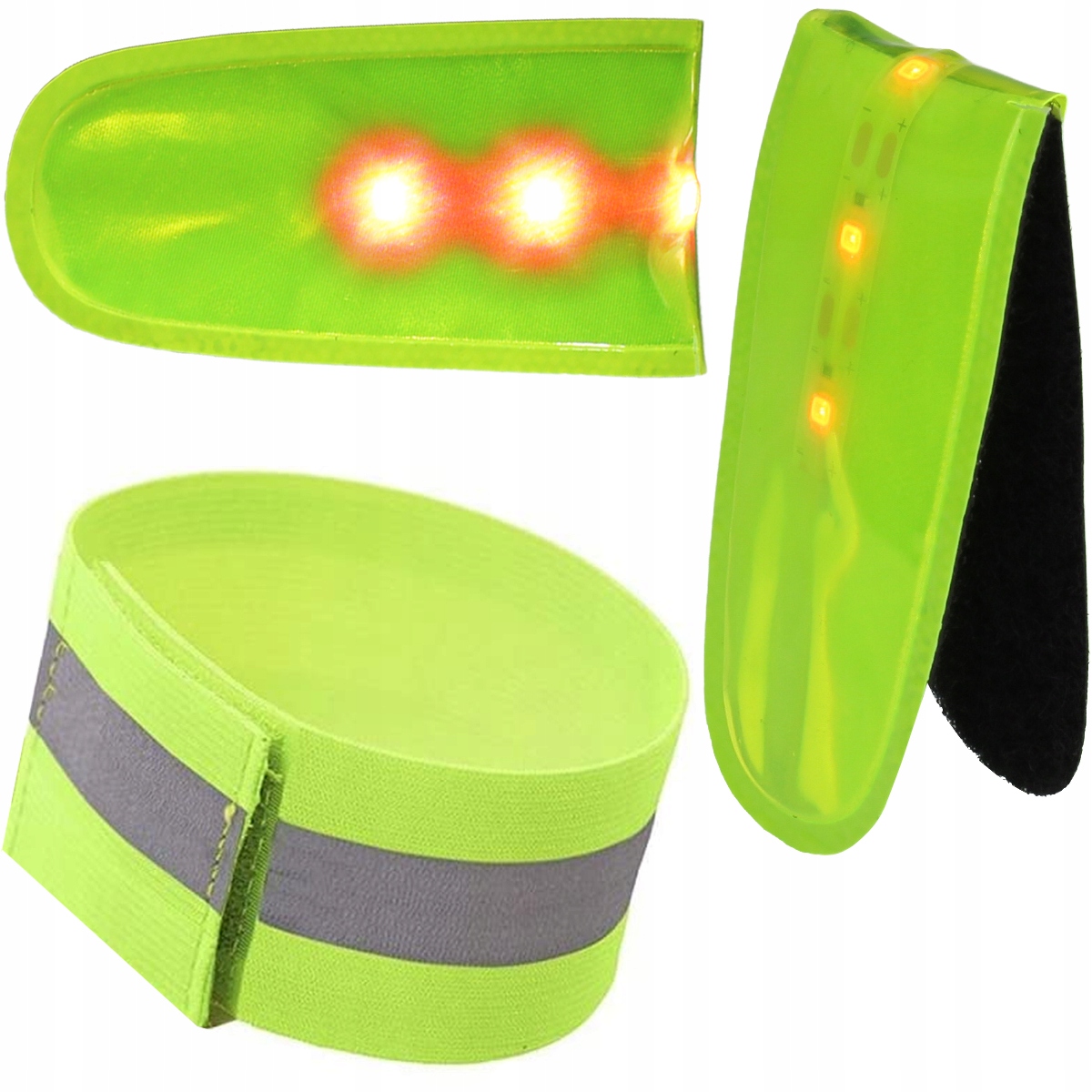 

Odblaski Opaska Odblaskowa Klips Led Na Rzep