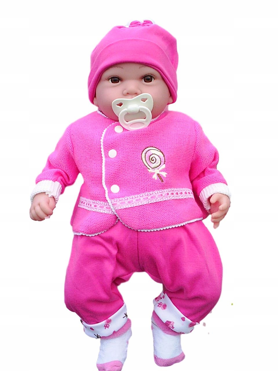 LALKA BOBAS UBRANKA Baby ŚPIEWA PO POLSKU born lol Materiał plastik tkanina inny