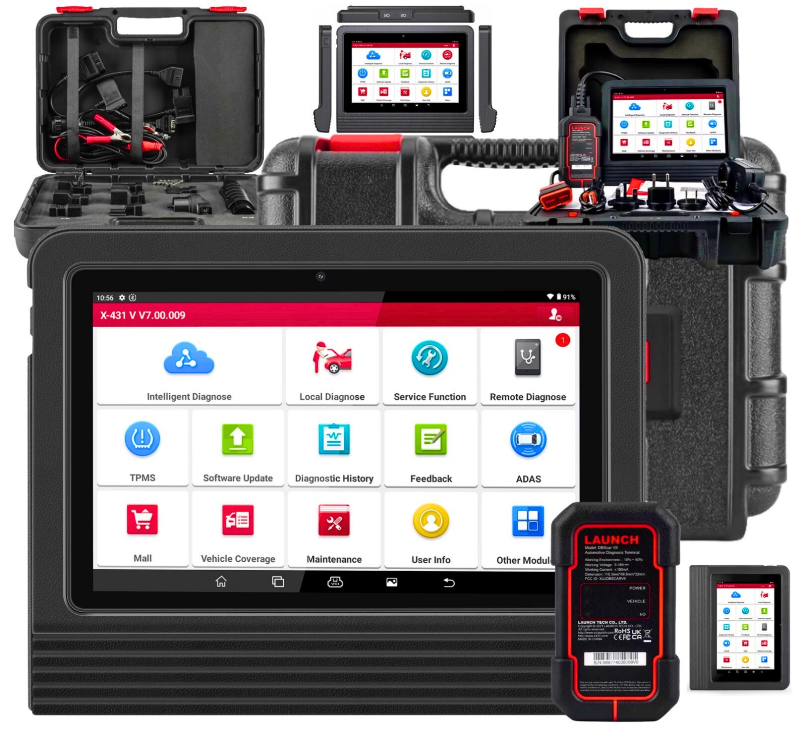 Tester Diagnostický Skener Launch X431 Pro V5.0 OBD2 Can Fd 2025 Poľský