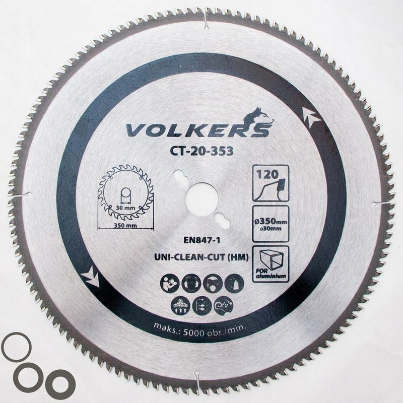 Kotoučová pila na dřevo, 350 x 30 mm T120