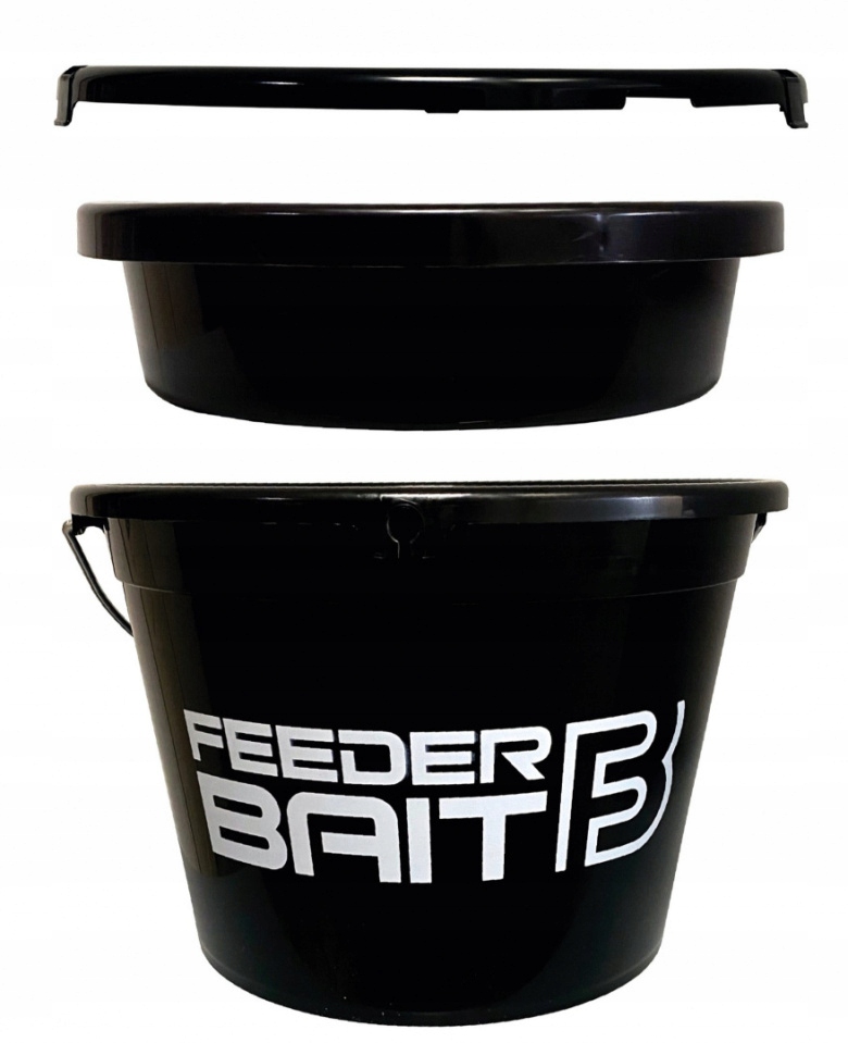 Wiadro Feeder Bait z miską i pokrywą poj.13l