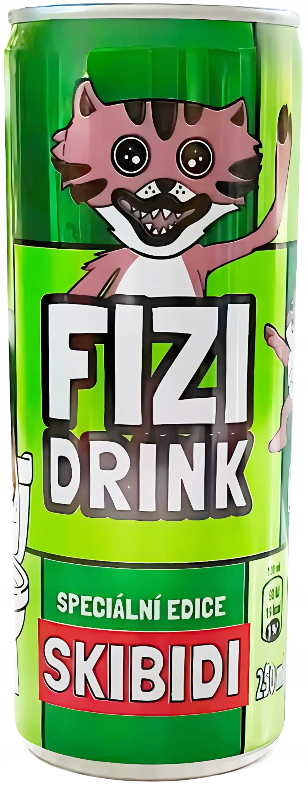 Levně Fizi Drink Skibidi limonáda s příchutí jablka 24 x 250 ml