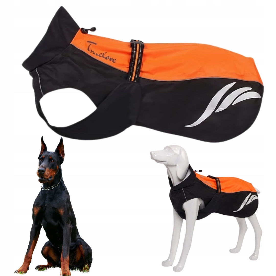 Levně Lehká Voděodolná derka bunda pro velkého psa Truelove Comfort 5XL 60 cm