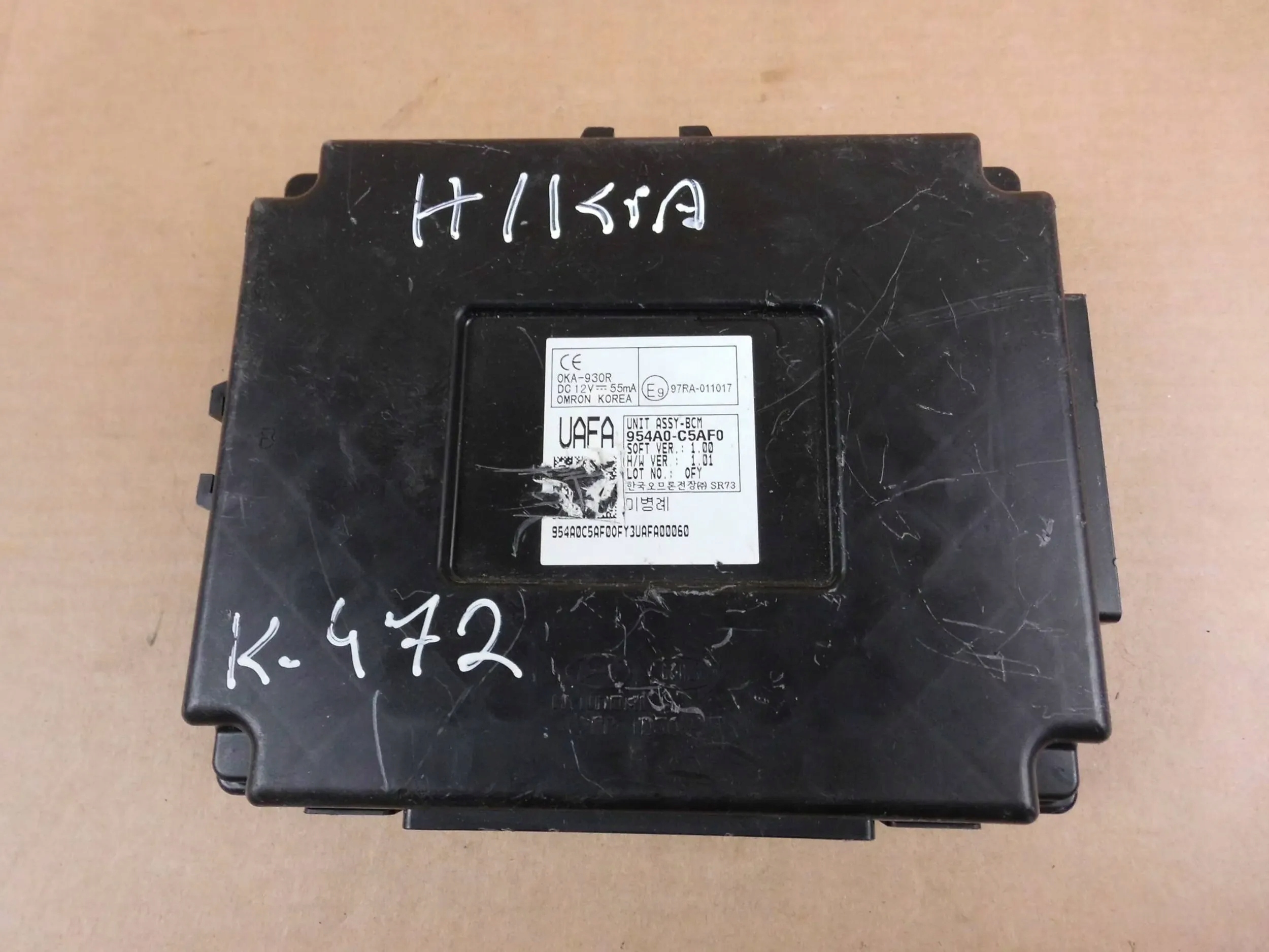 KIA Sorento III 2015-2020 module computer control unit BCM komfortu 954A0-C5AF0