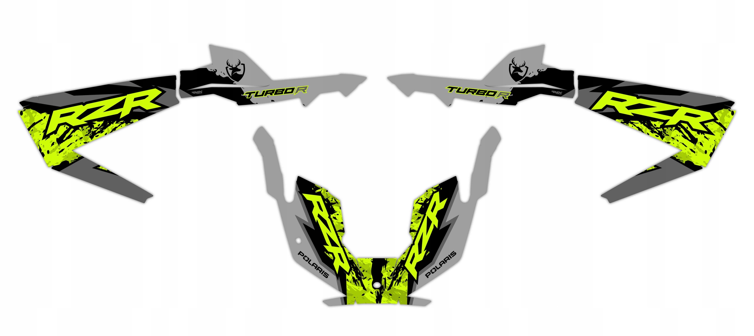 Dýha Nálepky Polaris Rzr Turbo R (Ultimate) 2022 2023 2024
