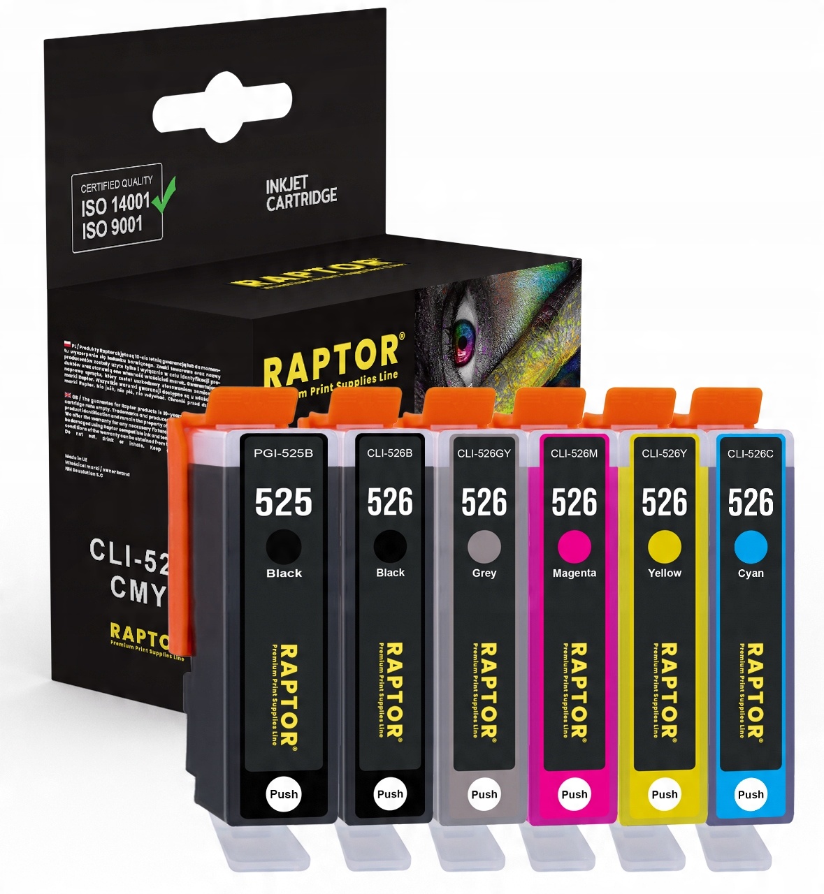 

6x Tusz Do Canon CLI526 PGI525 MG6120 MG6150