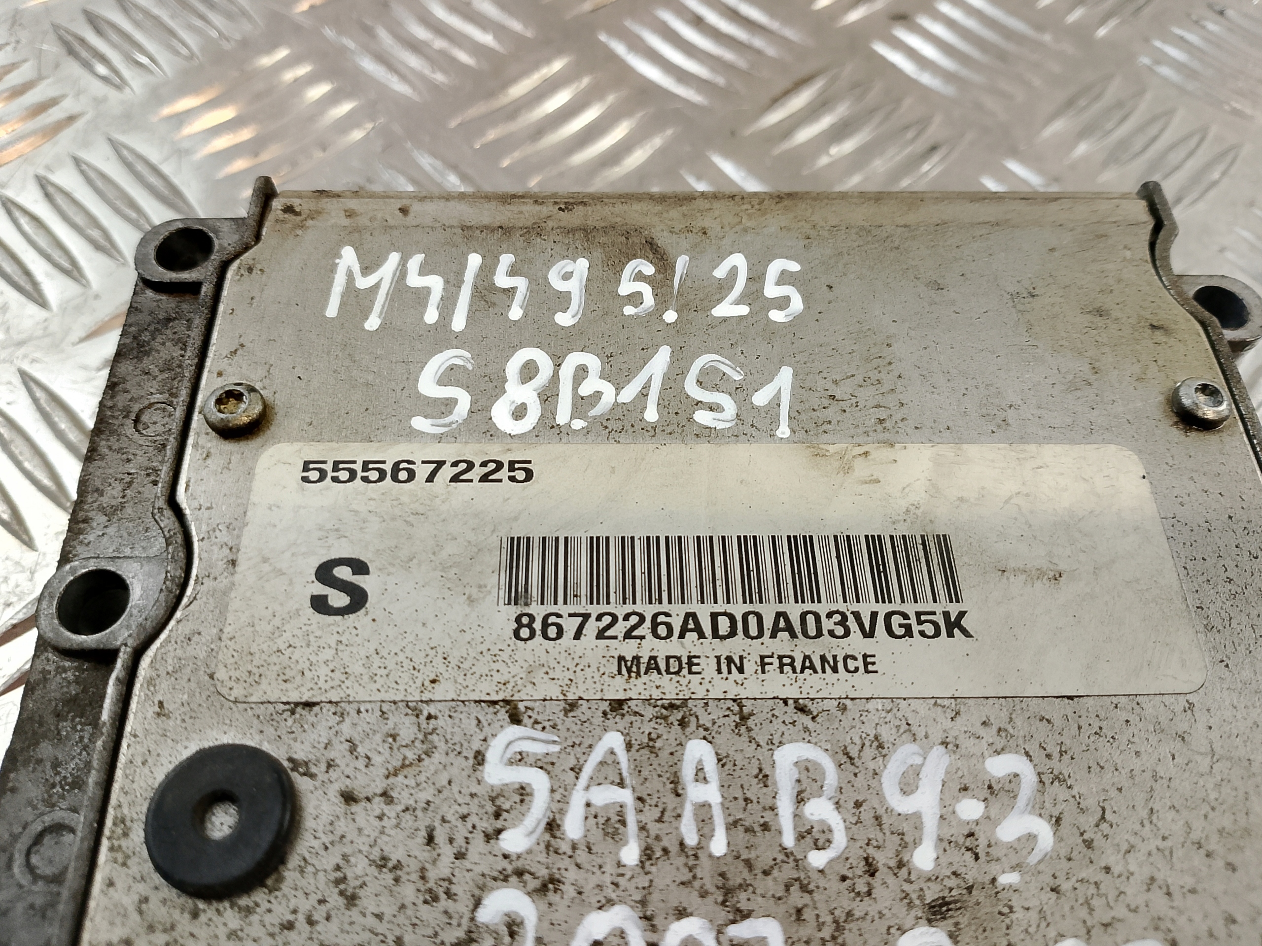 computer control unit of the engine SAAB 9-3 II 2.0T 55567225