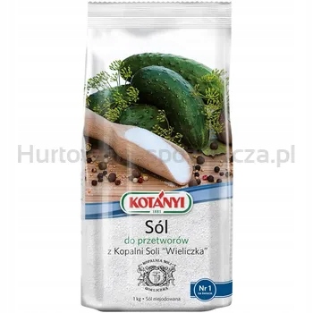 Kotanyi Sůl bez jódu pro zavařování z „Dolu Wieliczka“ 1 kg