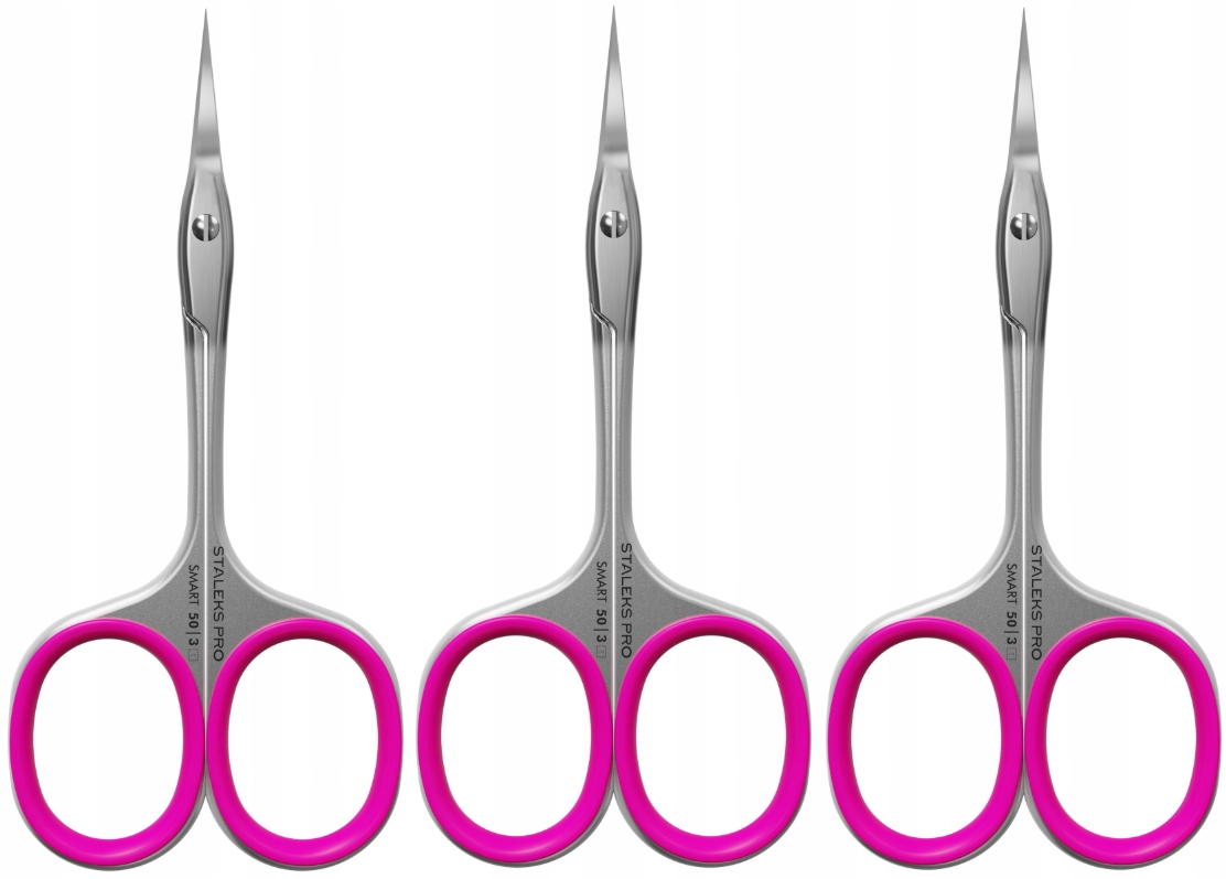 Sada 3 x Staleks Smart Nůžky na kůžičku Ostré čepele Vysoká kvalita 50/3