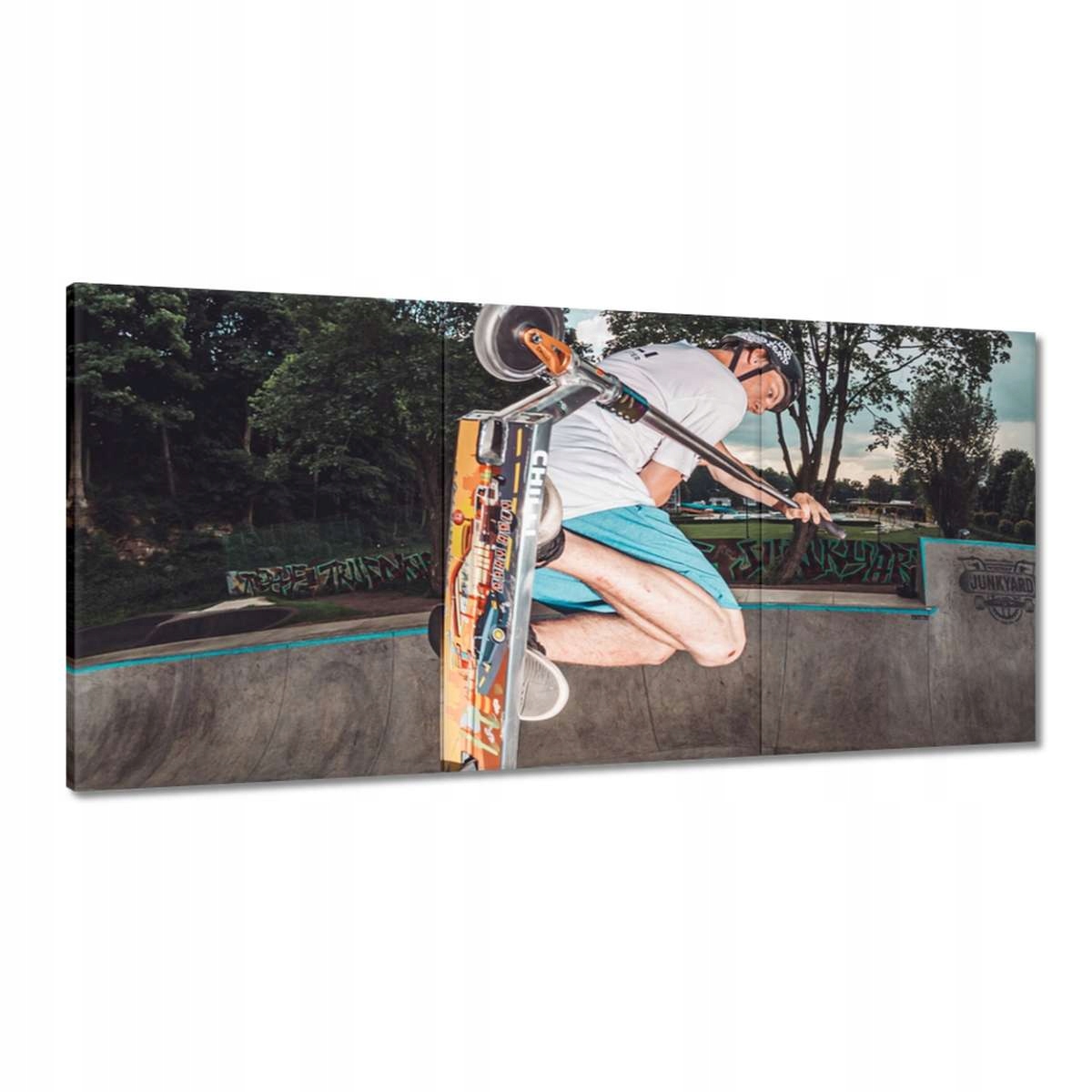Obrazy 120x60 Skateboard Skákací výkon