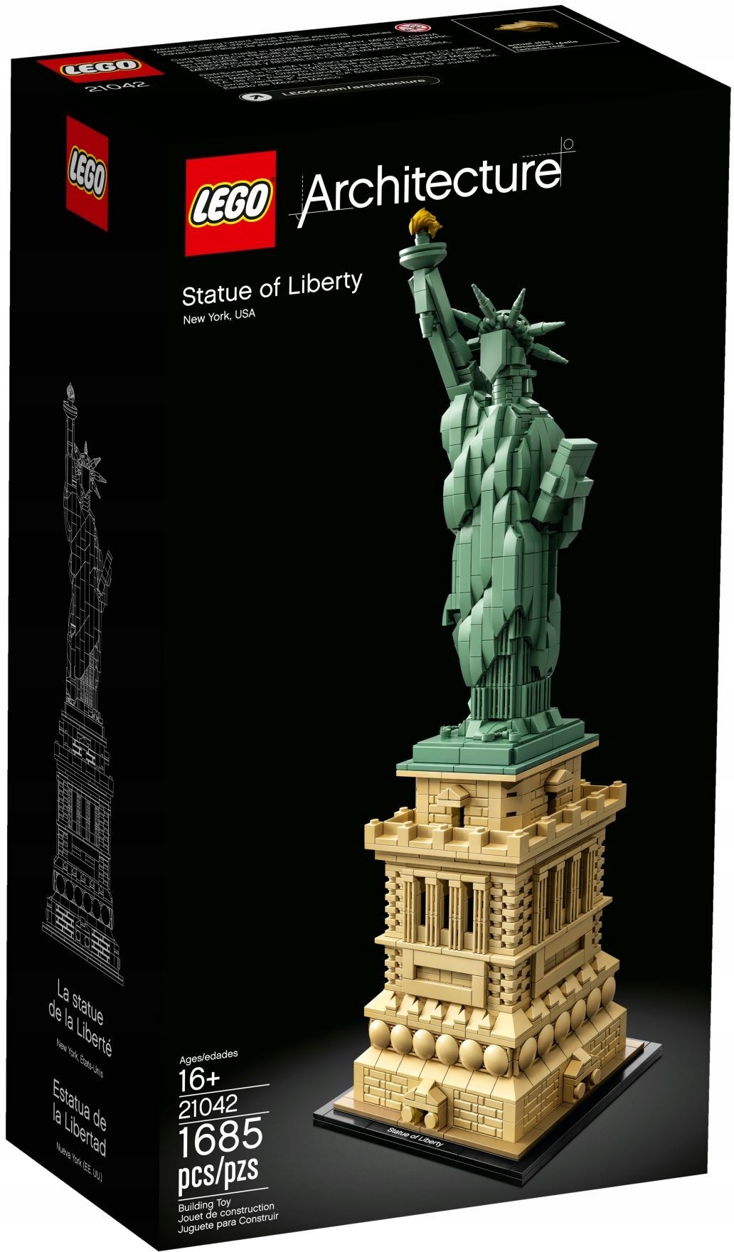 LEGO ARCHITECTURE 21042 STATUA WOLNOŚCI sklep WAWA
