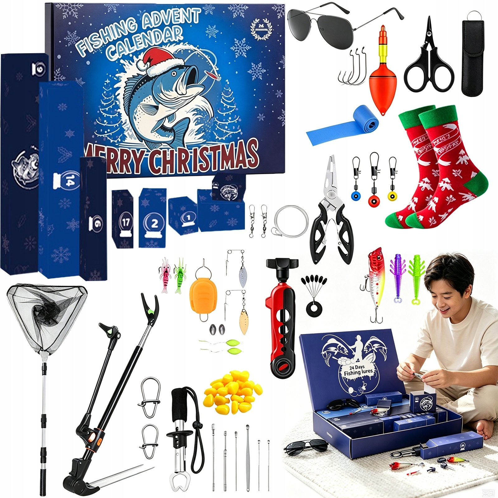Adventní kalendář pro rybáře 24 překvapení