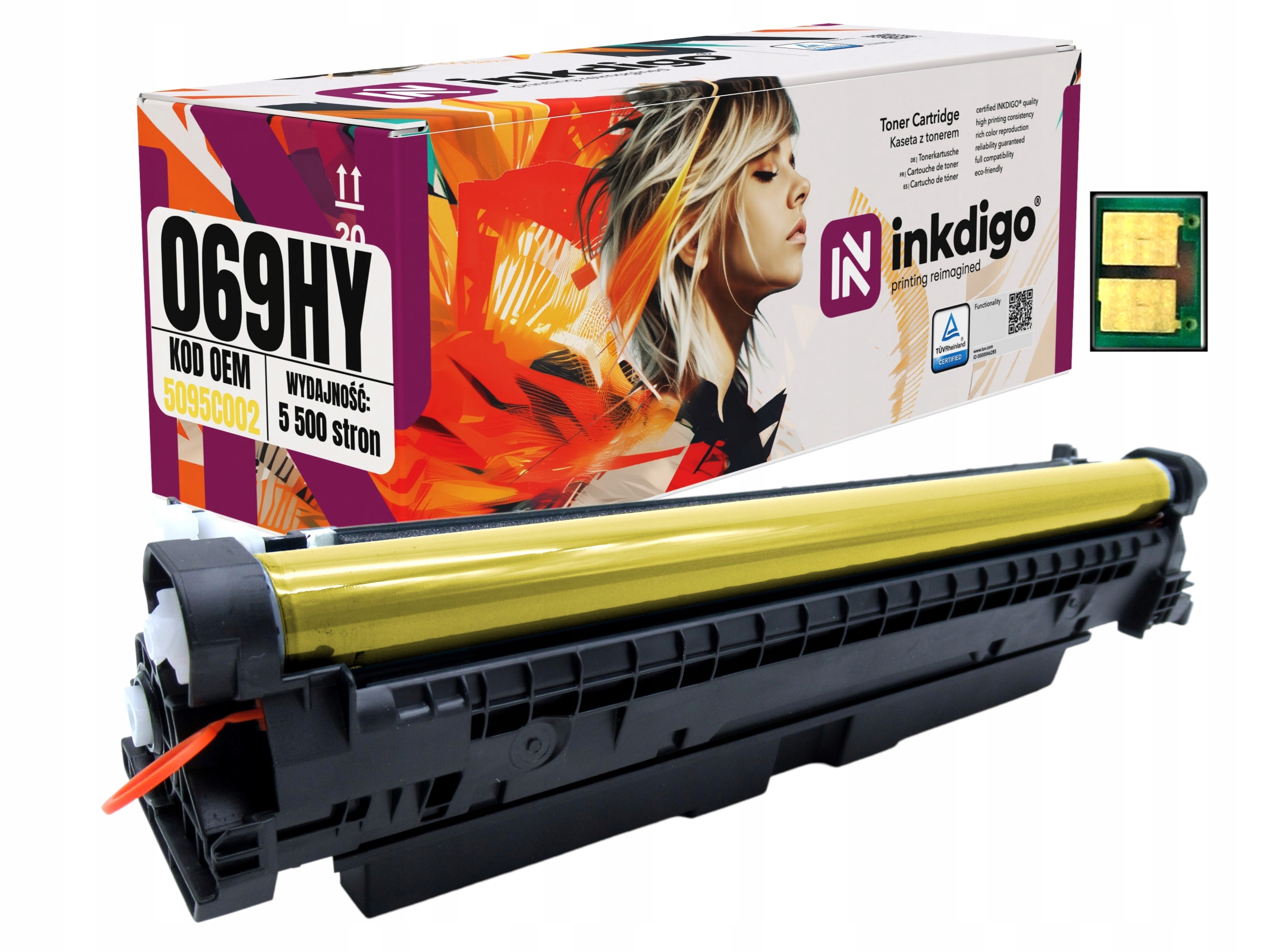 Zamiennik 069HY do Canon i-SENSYS LBP673 MF752 Cdw Toner I Sensys mf754cdw