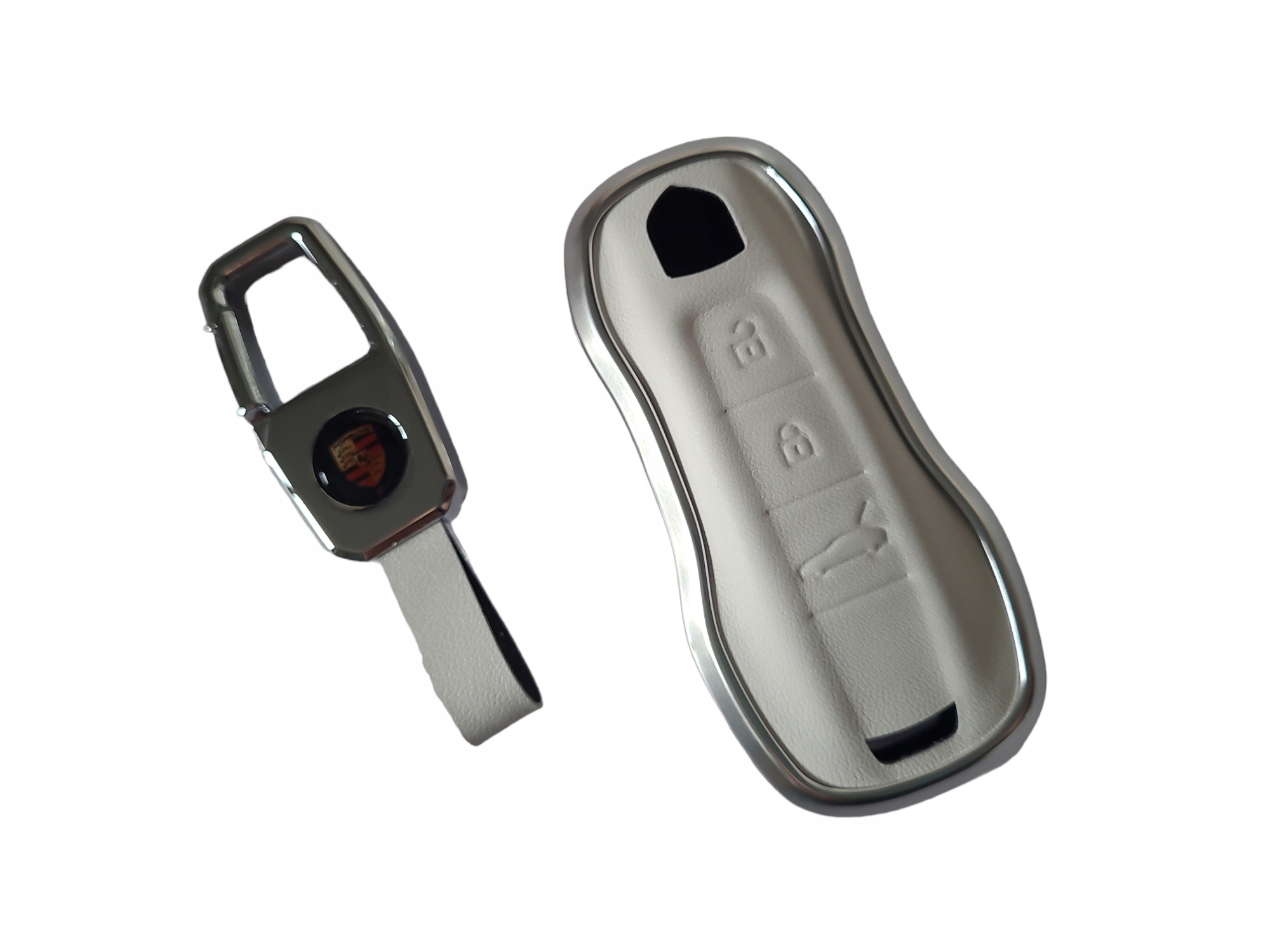 Чехол для ключа автомобиля для Porsche цвет белый