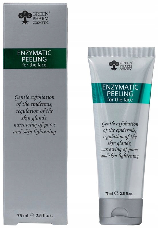 Green Pharm Cosmetics Enzymatic Peeling Enzymatický Peeling Na Obličej 75 Ml