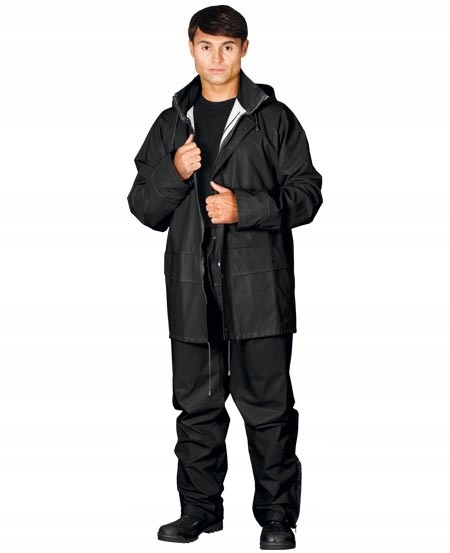 Gumový Dešťový Komplet Silný Kplpu B r XXL Černý