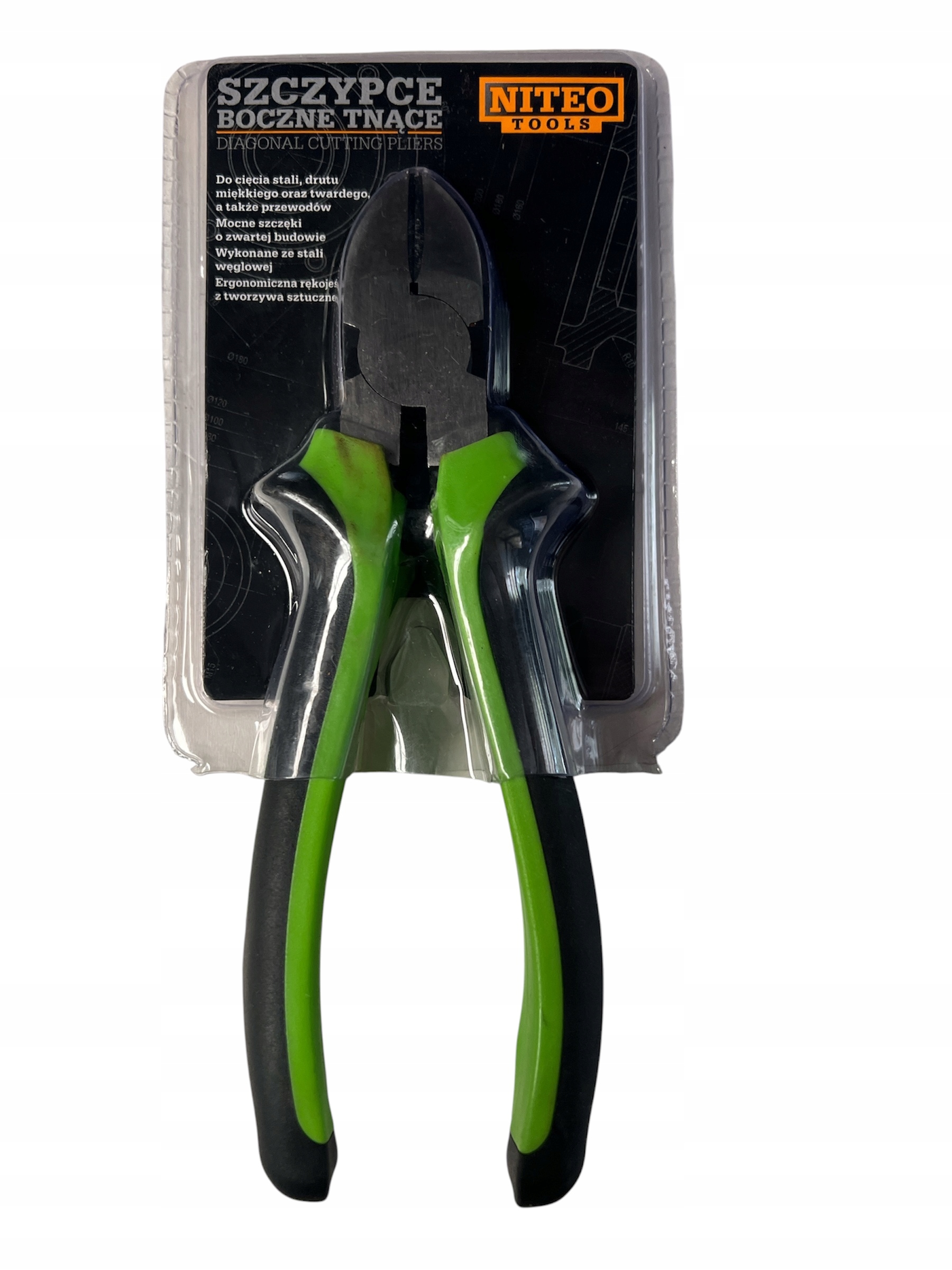 SZCZYPCE BOCZNE, TNĄCE NITEO TOOLS 8", STAL WĘGLOWA - kod kreskowy EAN 5903050738471