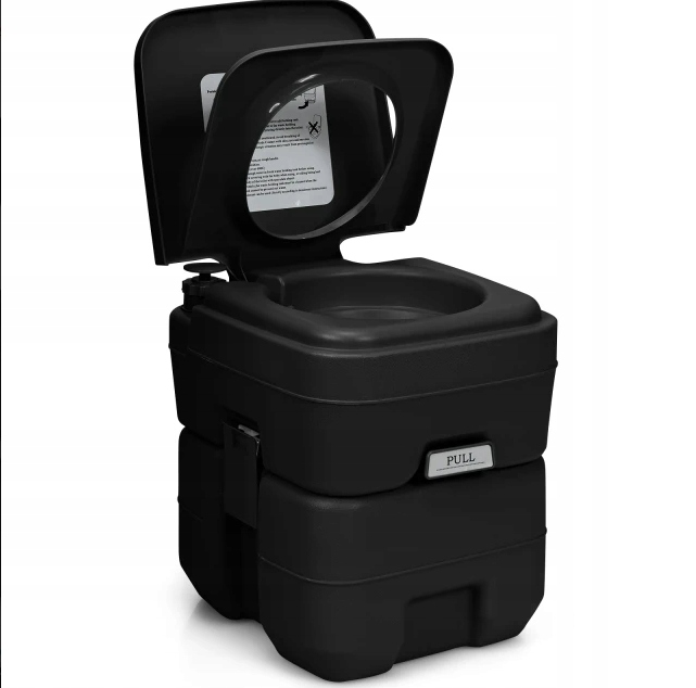 Přenosná toaleta Costway BA7620GR 20 l