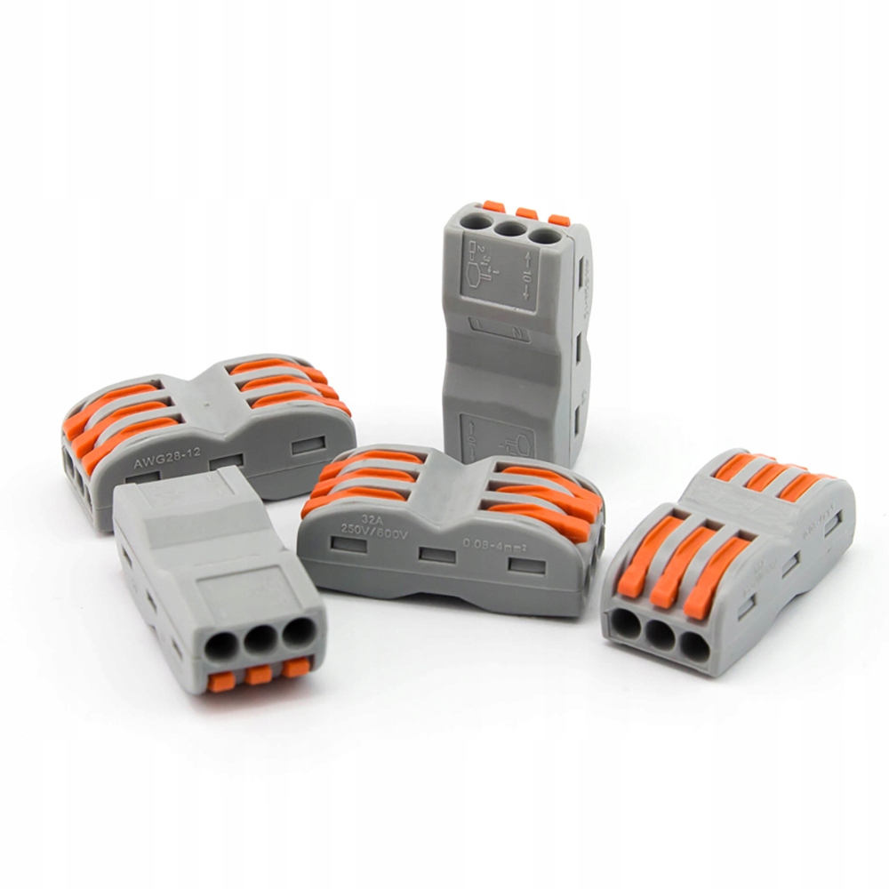 SZYBKOZŁĄCZKA PRZELOTOWA TYPU Dokowanie 50SZT 3pin