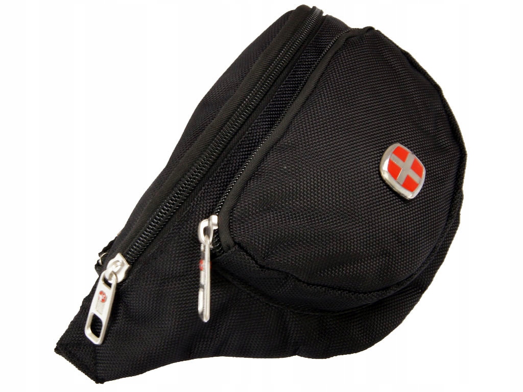 

Biodrówka, saszetka New Bags czarna N-222 skórzana