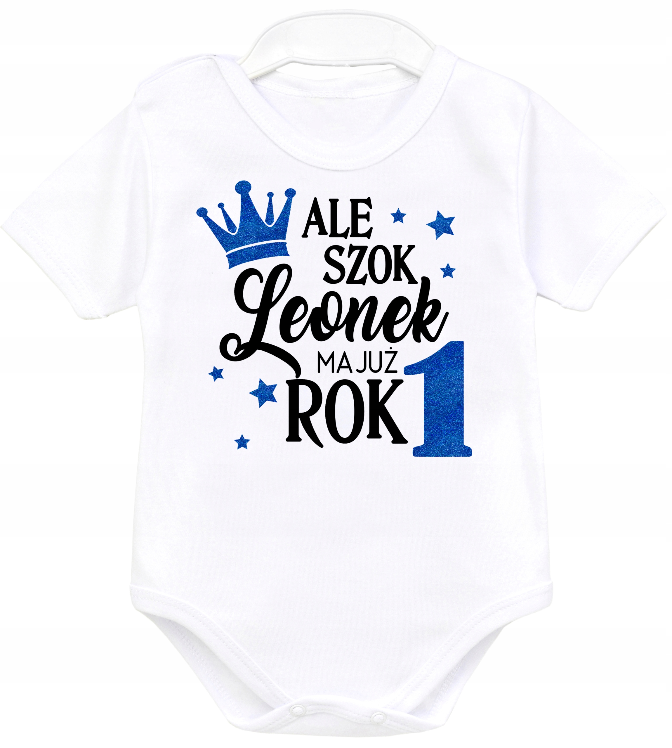 

Body kr rękaw Urodziny Ale Szok Mam Już Rok r. 80
