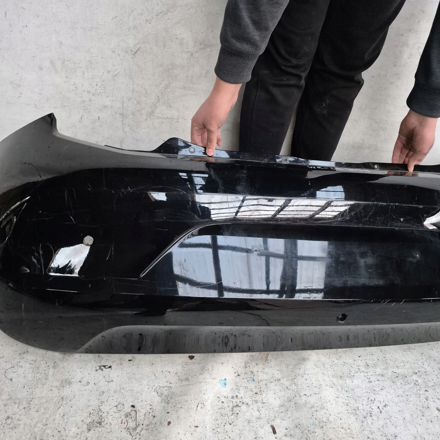 SEAT MII 1SL 11- bumper rear part rear PDC 1SL807421D