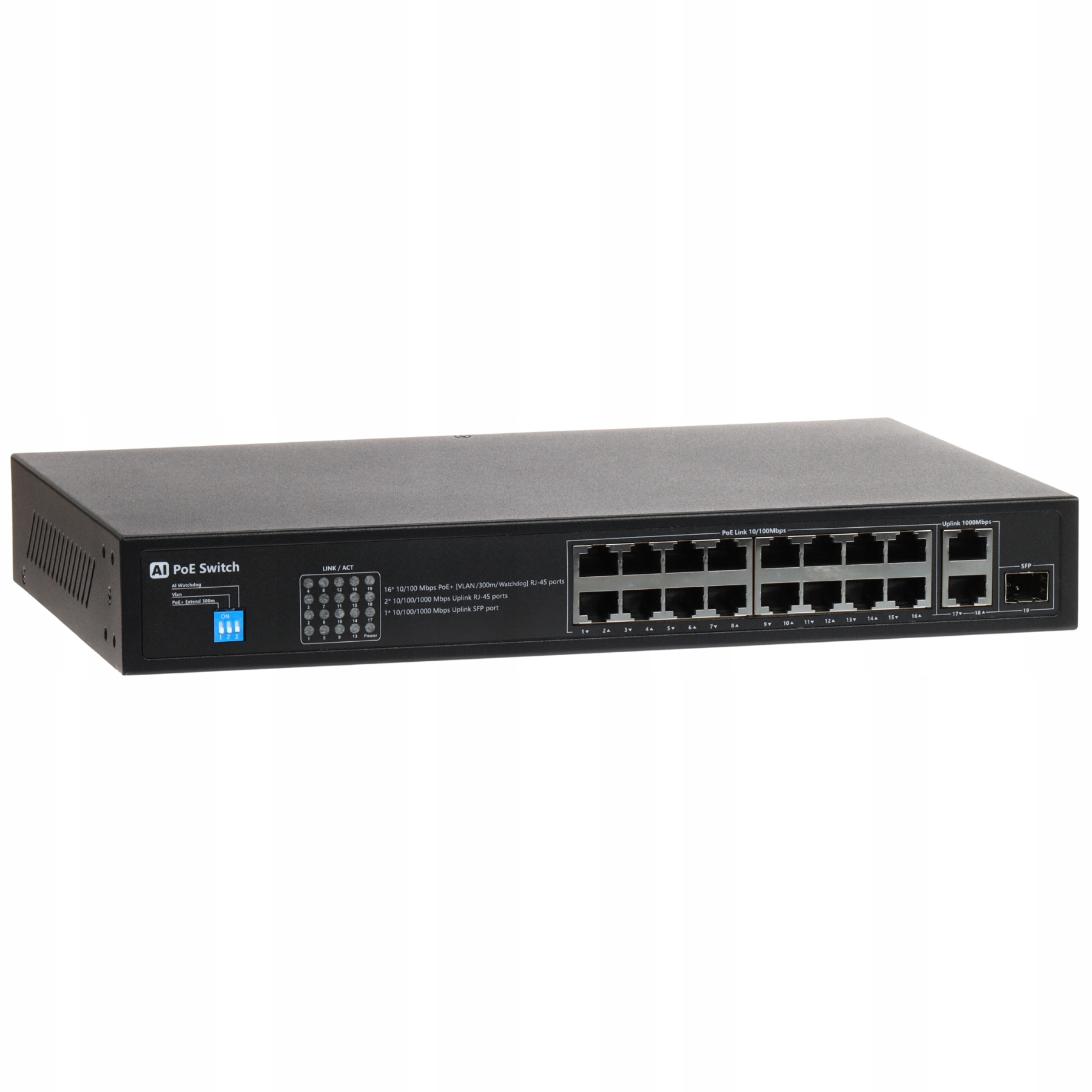 Switch PoE přepínač GTX-B1-18-16G1SFP/X