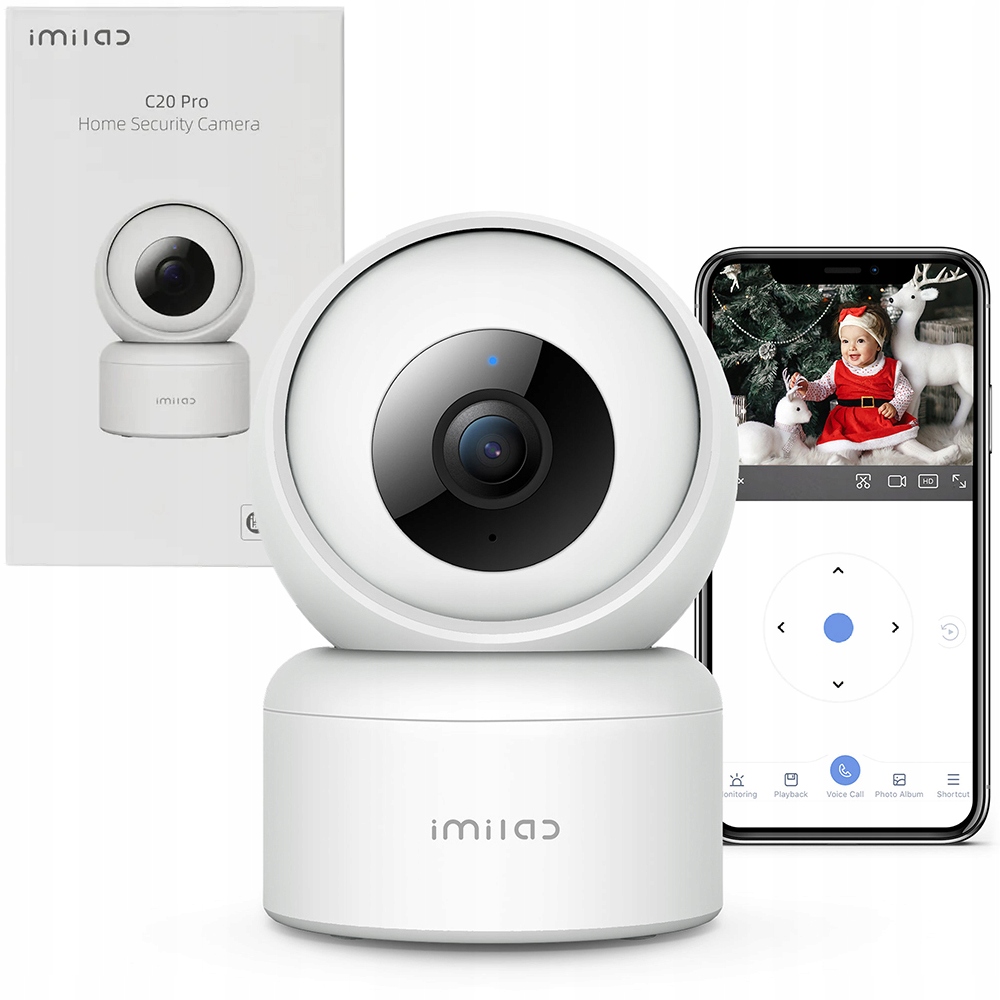Imilab Kamera Ip C20 Pro Obrotowa niania 360° 3MP
