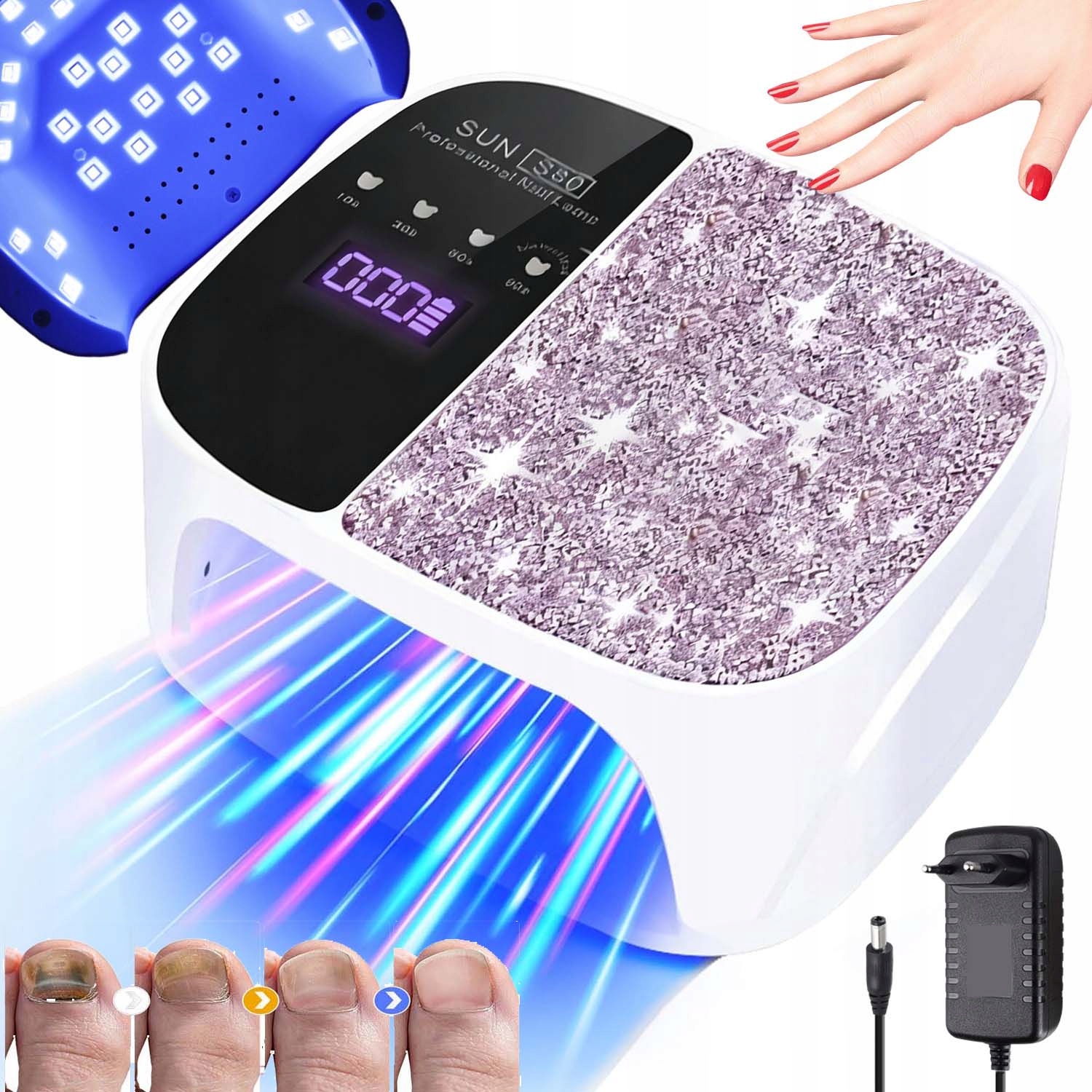 Laserové Zařízení Pro Léčbu Mykózy Nehtů, Snadno Ovladatelné, 36LED