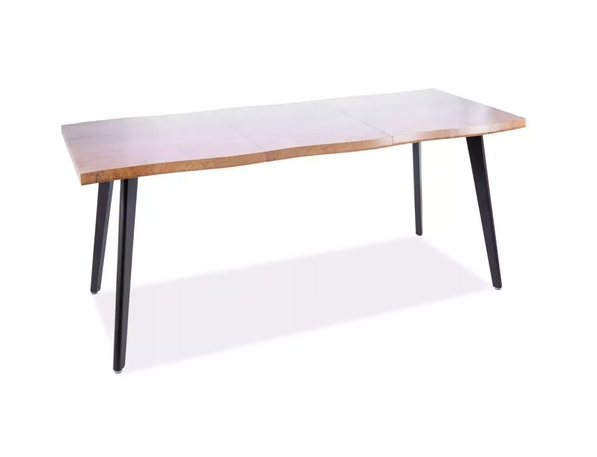 Rozkladací stôl Fresno dub artisan/čierny 120-180 cm Sig