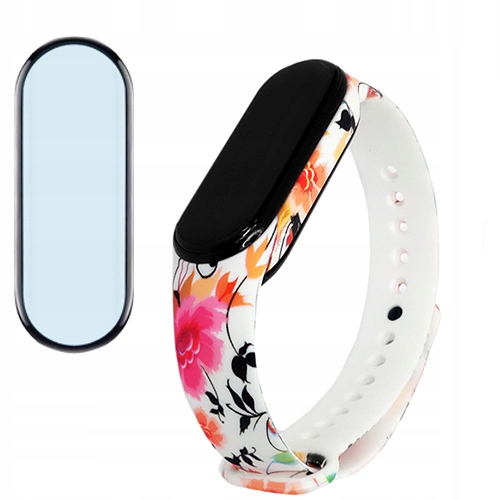 

Opaska Ze Szklem do Xiaomi MI Band 6- Wiele Wzorów