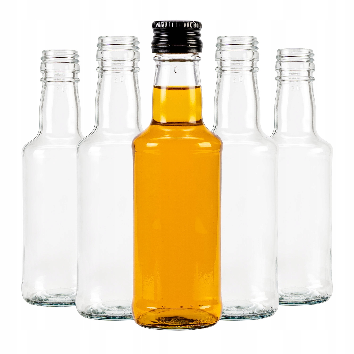 

10X Butelka Szklana 0,2L 200ML Na Nalewki Wódkę