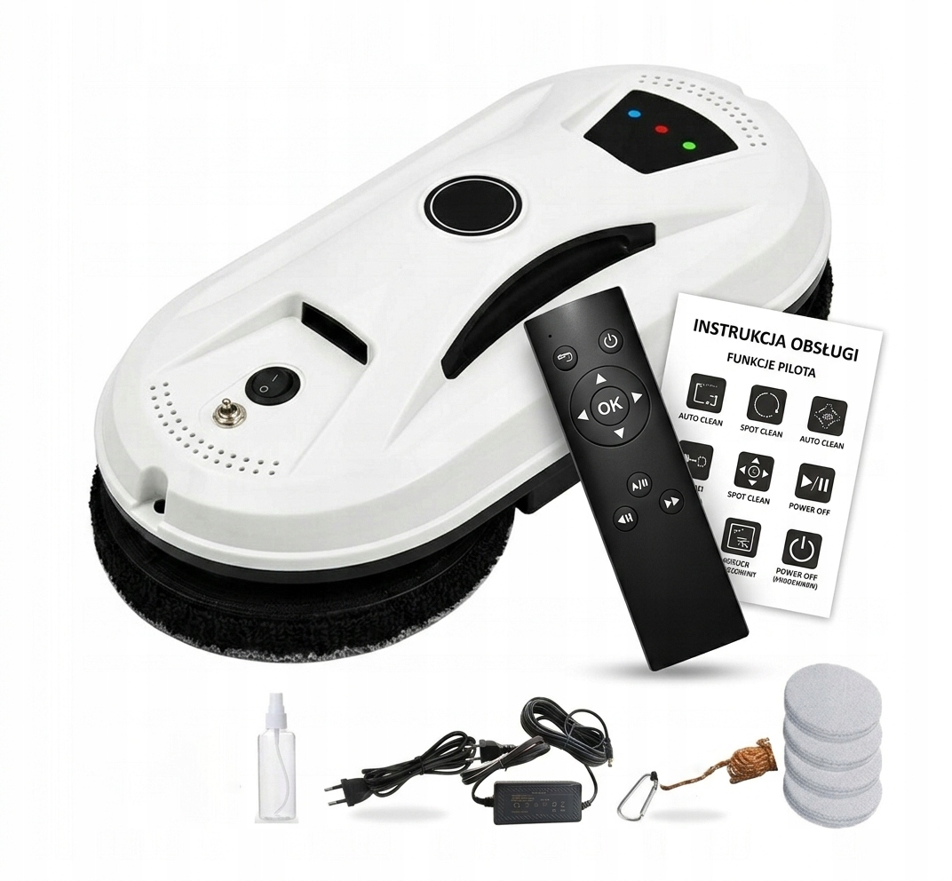 Bezpieczny Robot do okien balkonowych 2800*2 Pa Myjka do wysokich szyb Ups