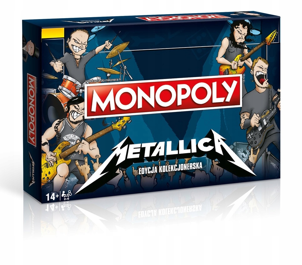 Gra planszowa ekonomiczna Monopoly Metallica