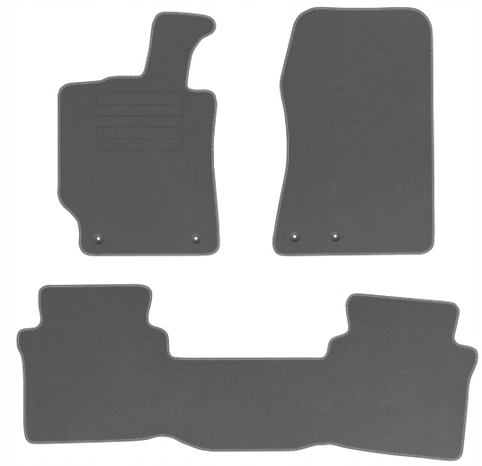 Lancia Thesis 01-09r Koberce velurové Comfort Šedé