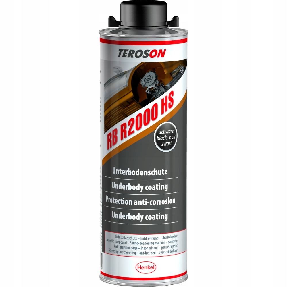 Konserwacja podwozia TEROSON RB R2000 HS Czarny 1L