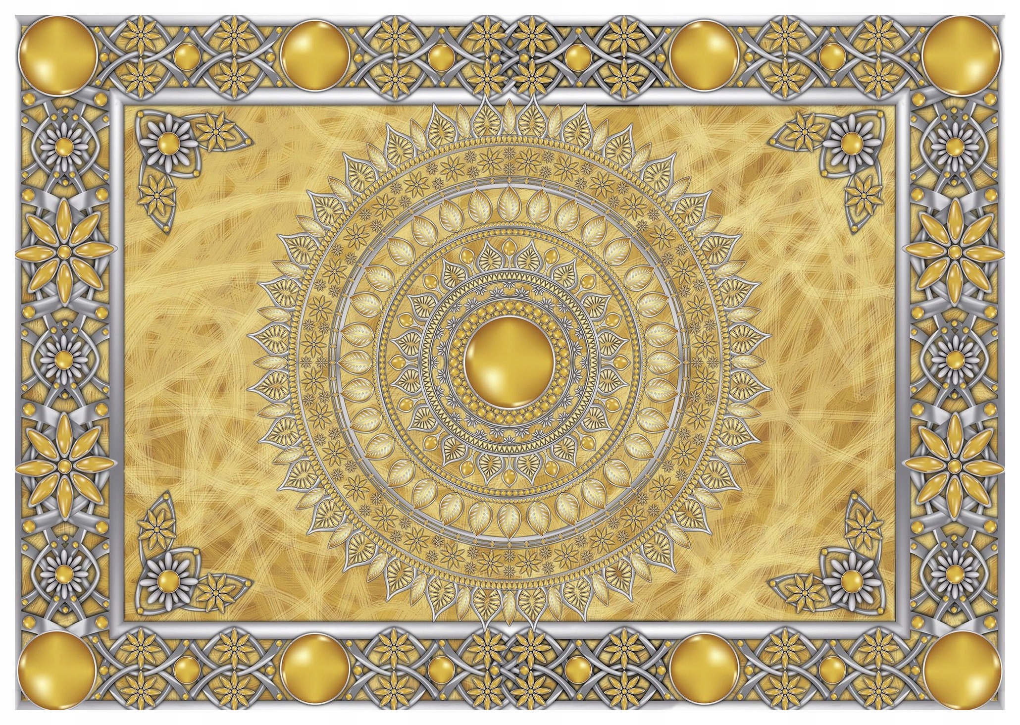 Fototapeta Mandala Harmonie a elegance na zdi 208x146 lepidlo