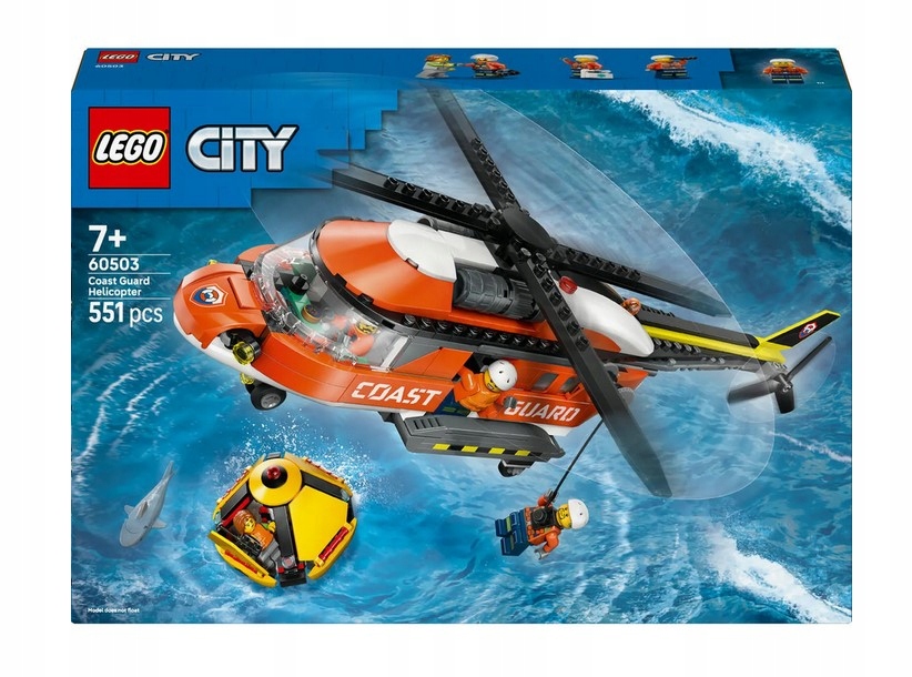 Stavebnice Vrtulník Pobřežní Stráže 60503 Lego City