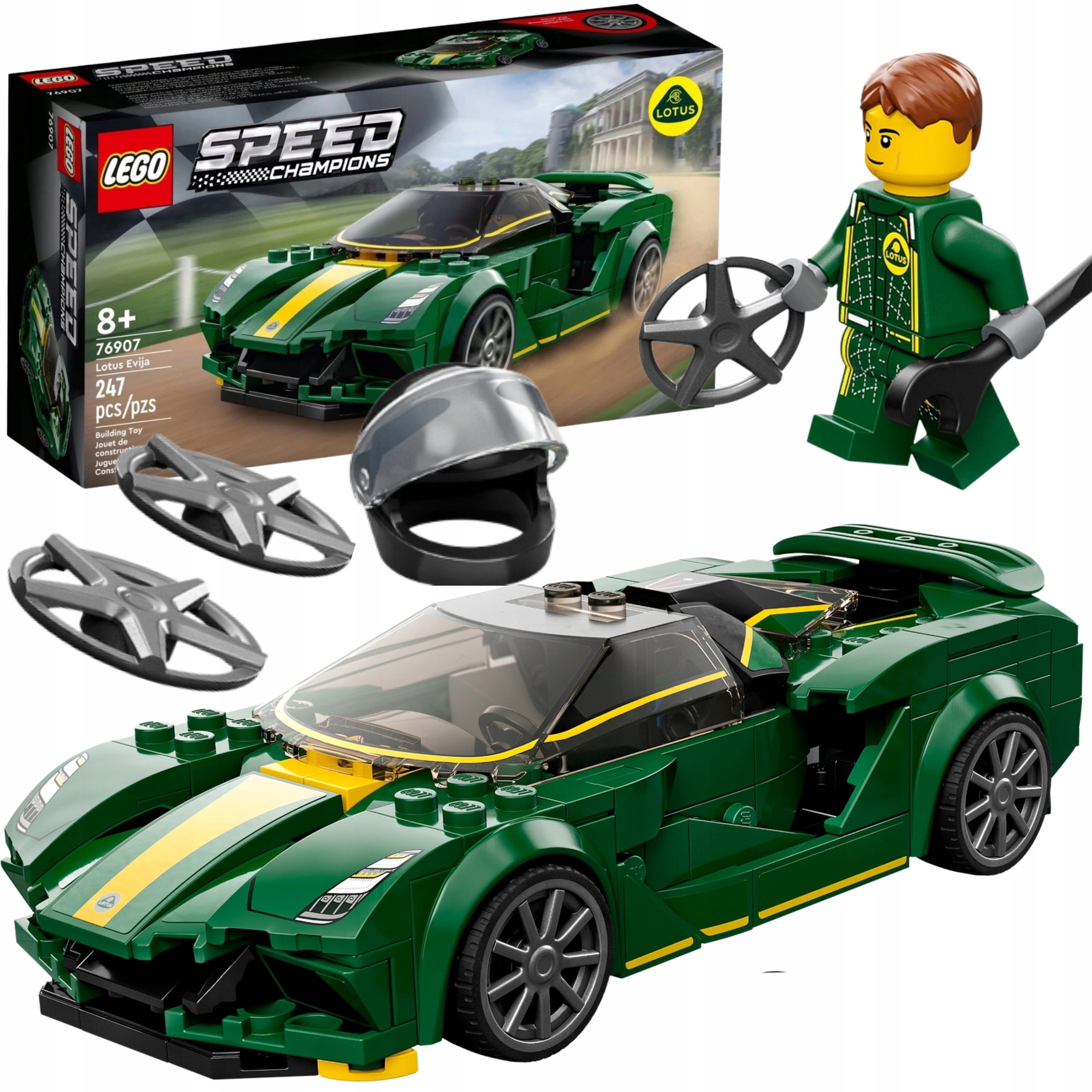 Lego Speed Champions Lotus Evija Zestaw Premium Klocki Edukacyjne