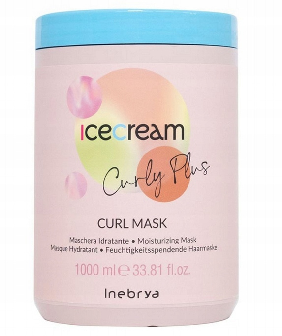 Inebrya IC Curly Plus Maska Włosy Kręcone 1000ml