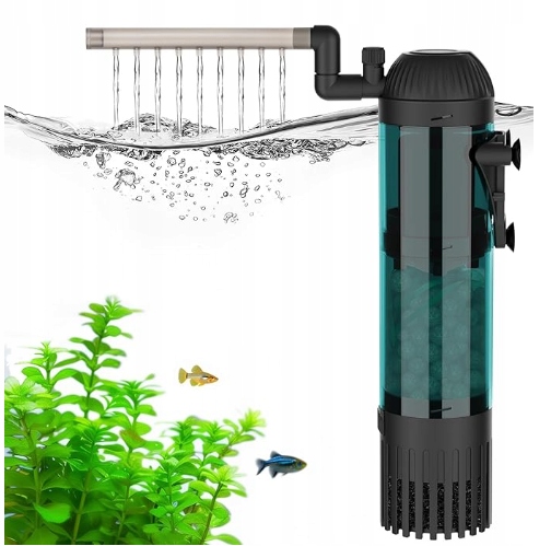 Levně Filtr do akvária Aqqa, filtr do akvária, tichá akvarijní pumpa 15 W